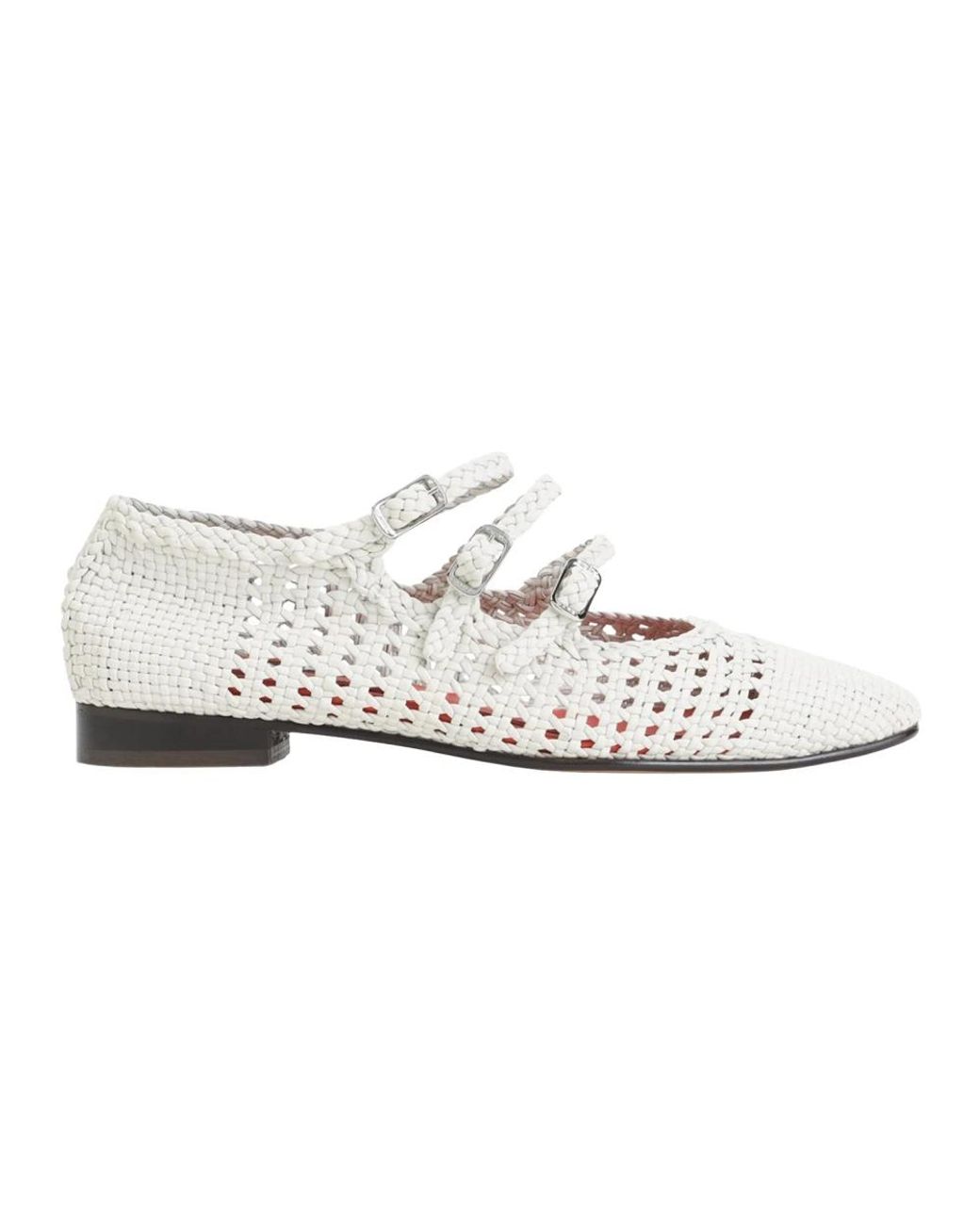 CAREL PARIS White Ballerinas