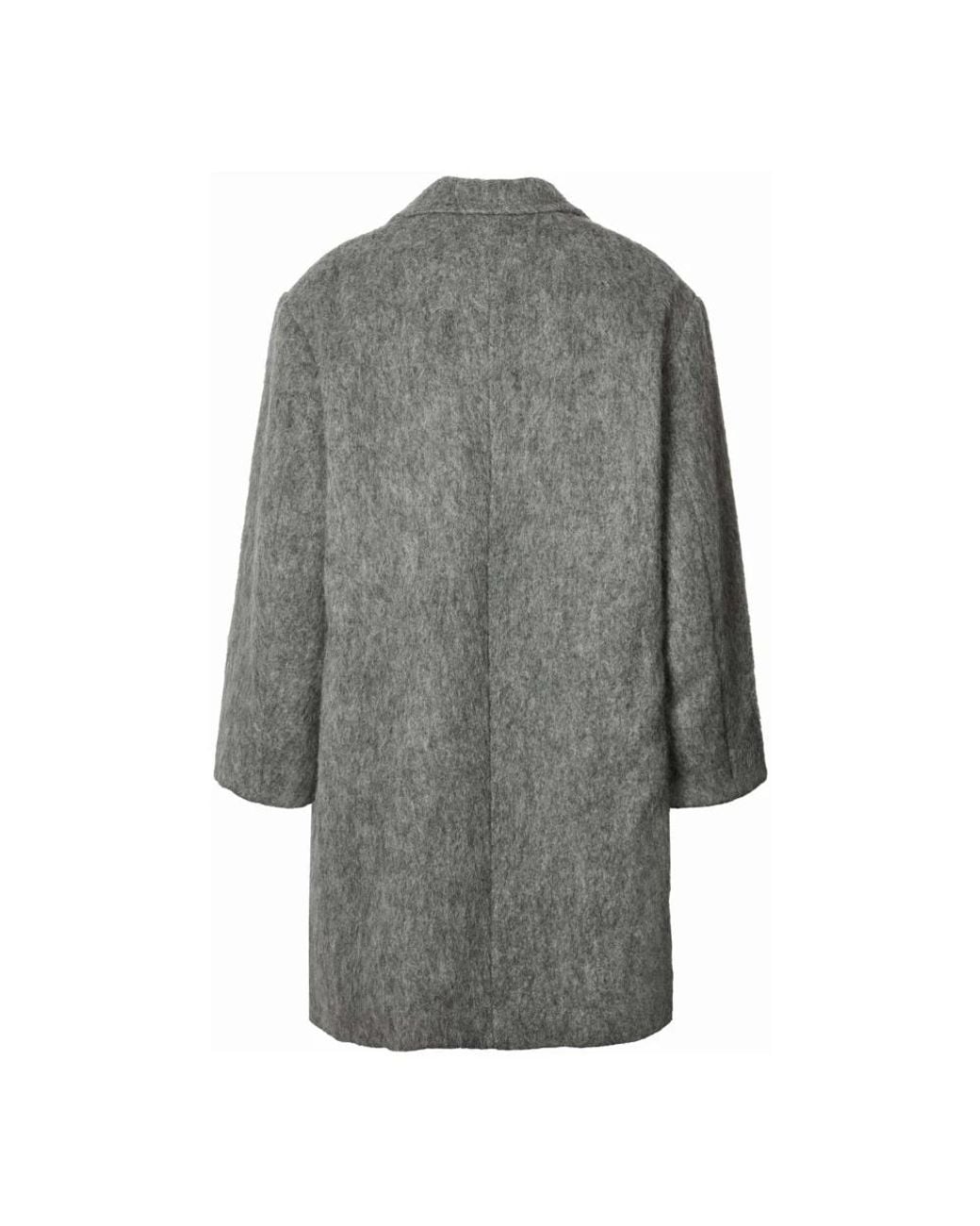 Rabens Saloner Gray Double-Breasted Coats
