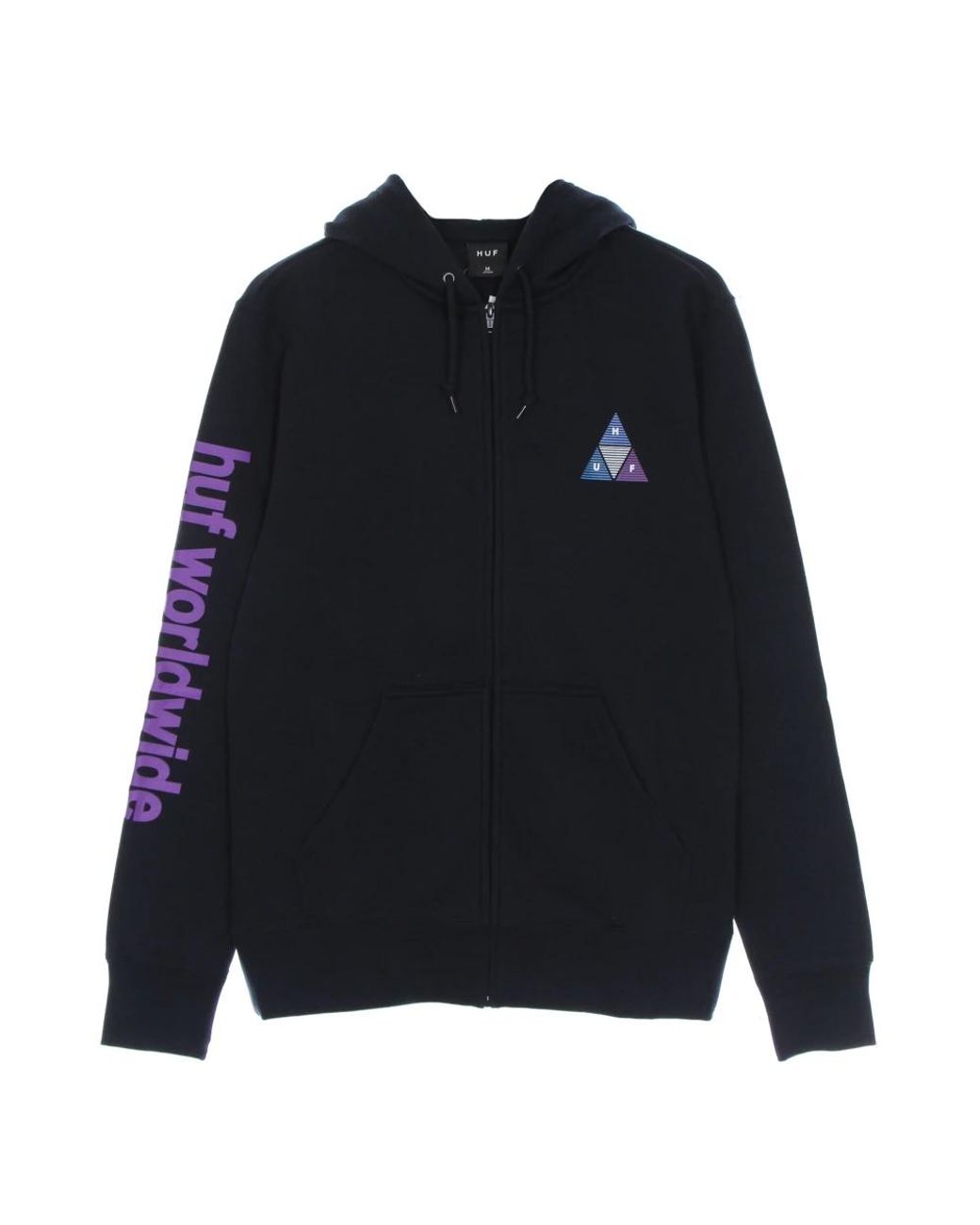 Huf Blue Zip-Throughs for men