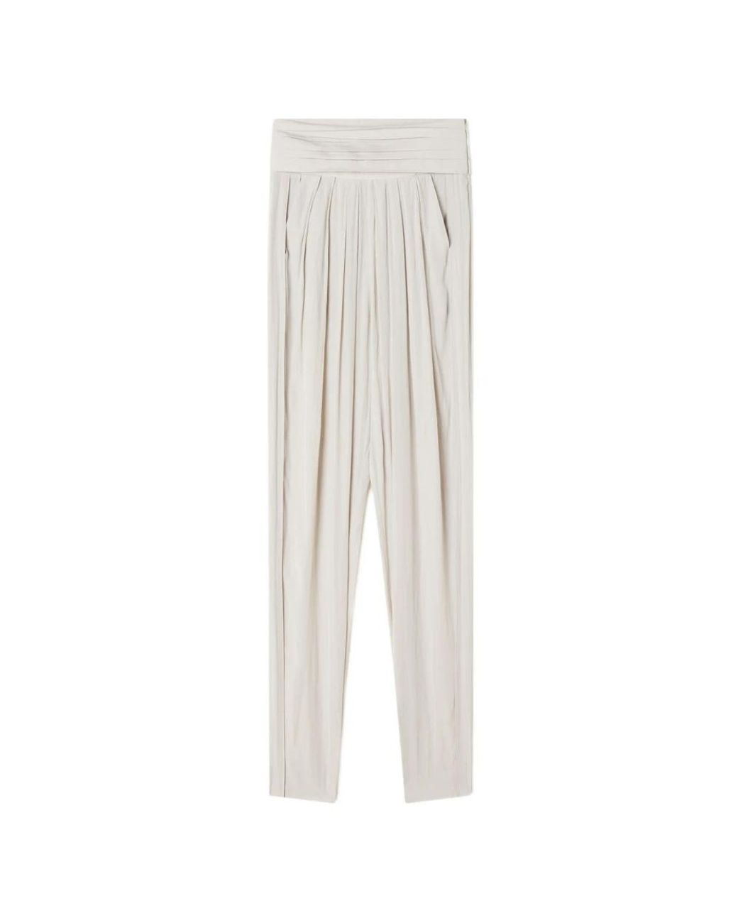 Lanvin White Tapered Trousers