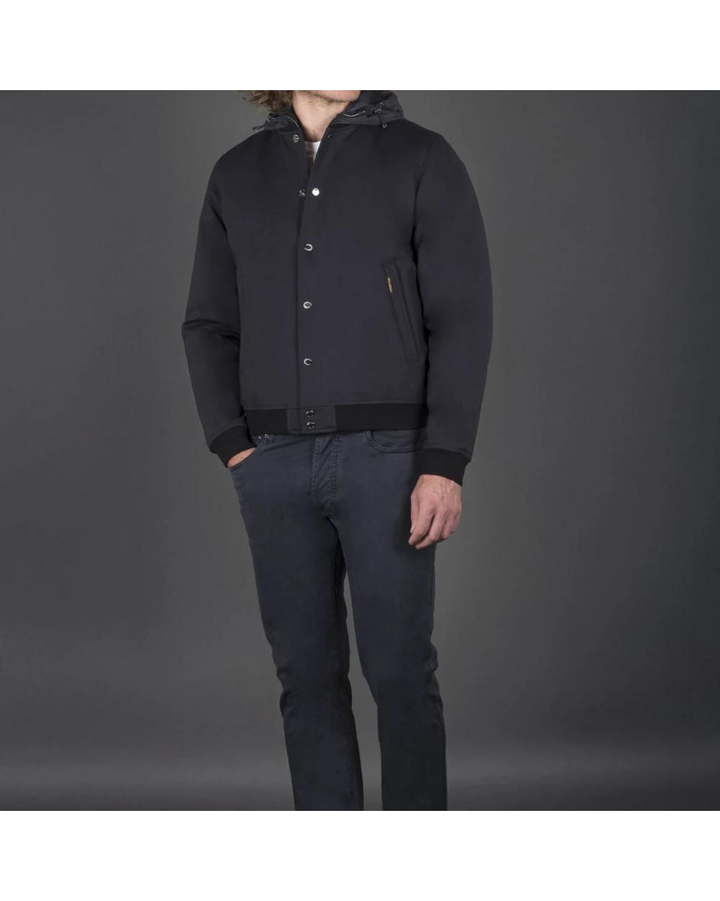 Moorer Blue Down Jackets for men