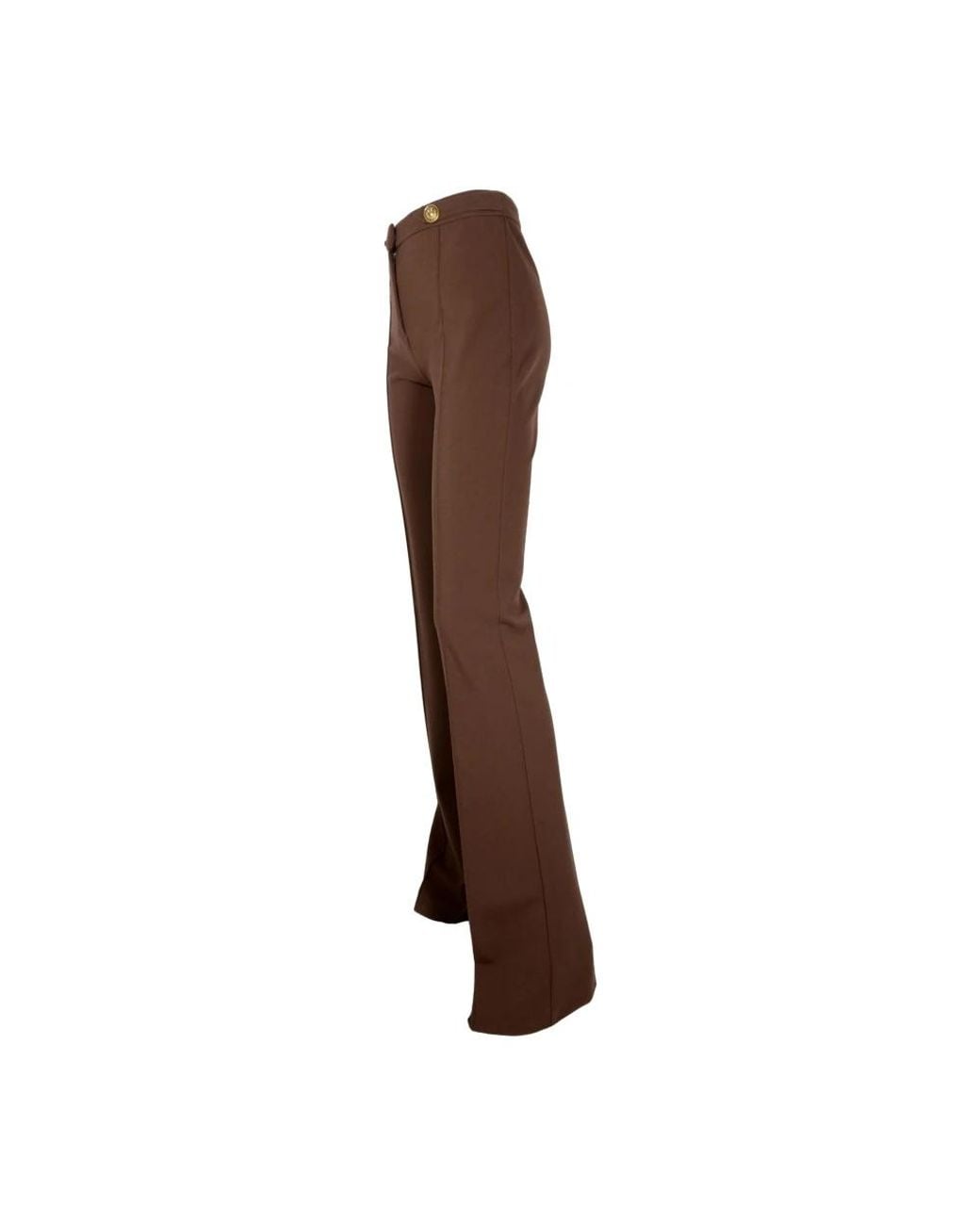 Pinko Brown Slim-Fit Trousers
