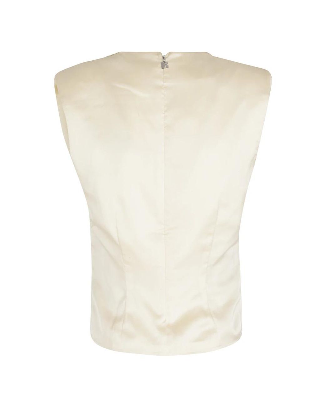ROTATE BIRGER CHRISTENSEN Natural Sleeveless Tops