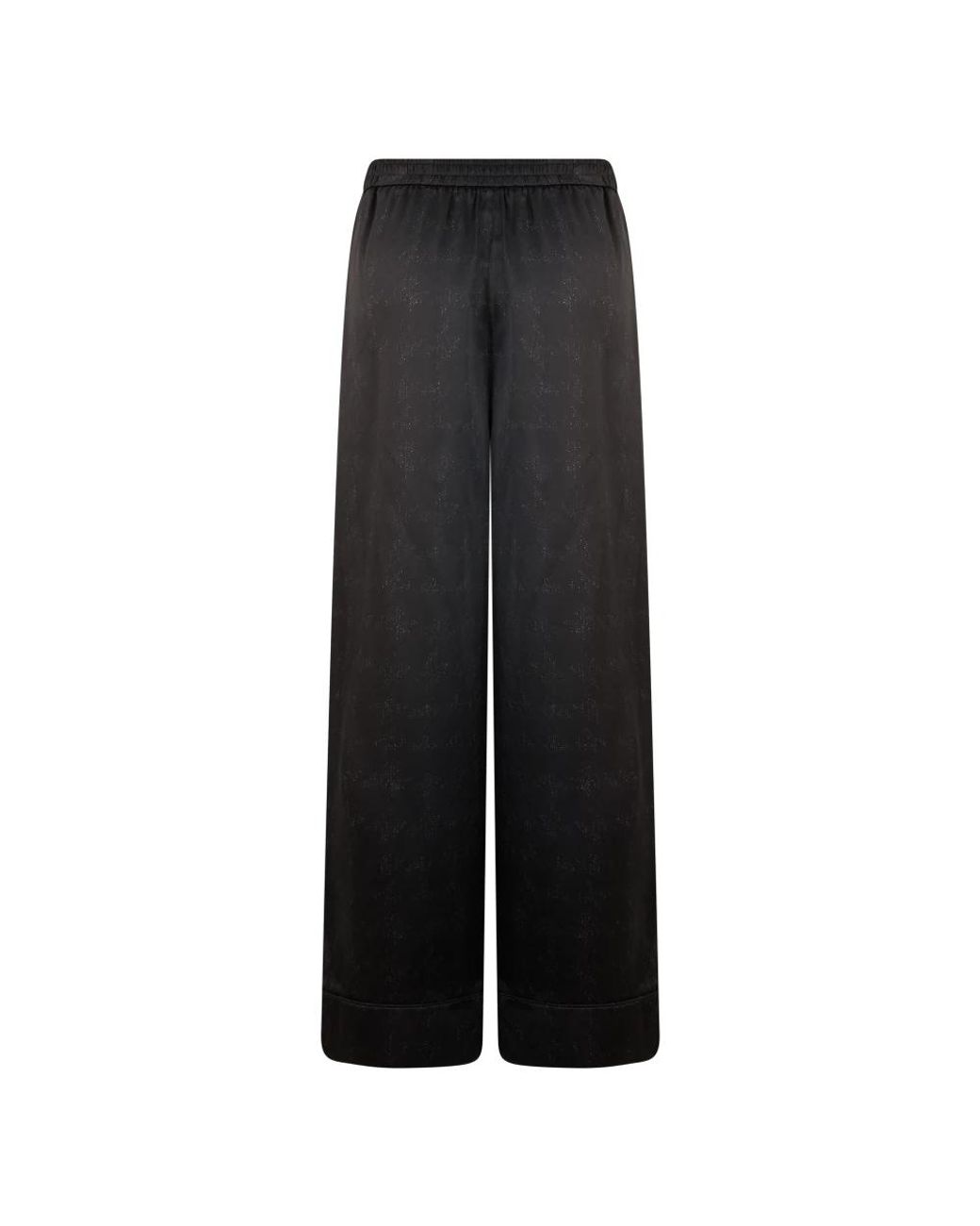 Herno Black Wide Trousers