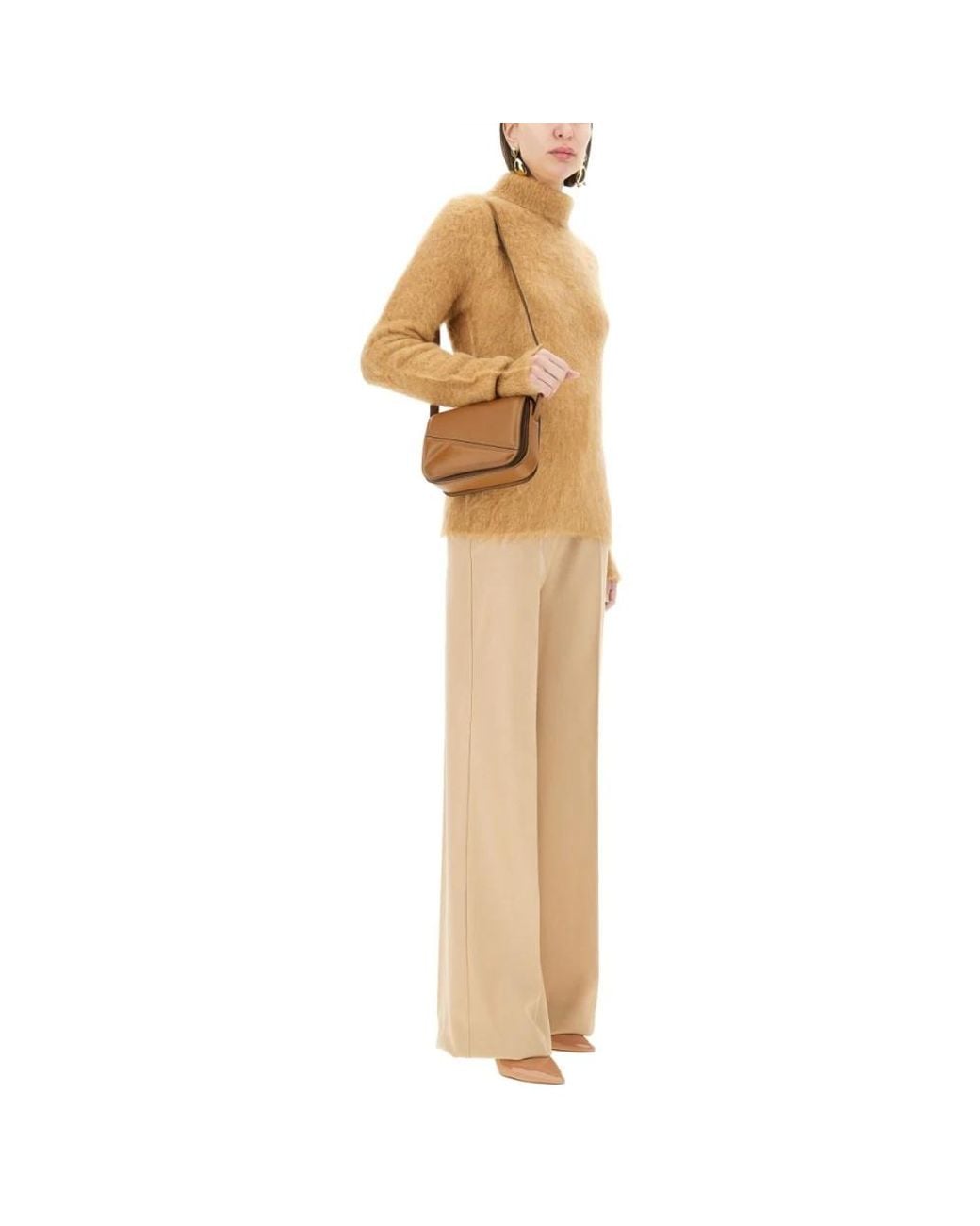 Sportmax Natural Wide Trousers