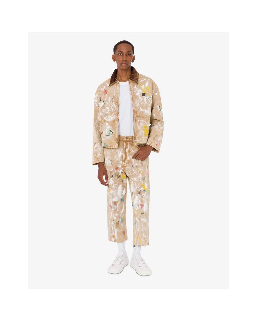 Moschino Natural Denim Jackets for men