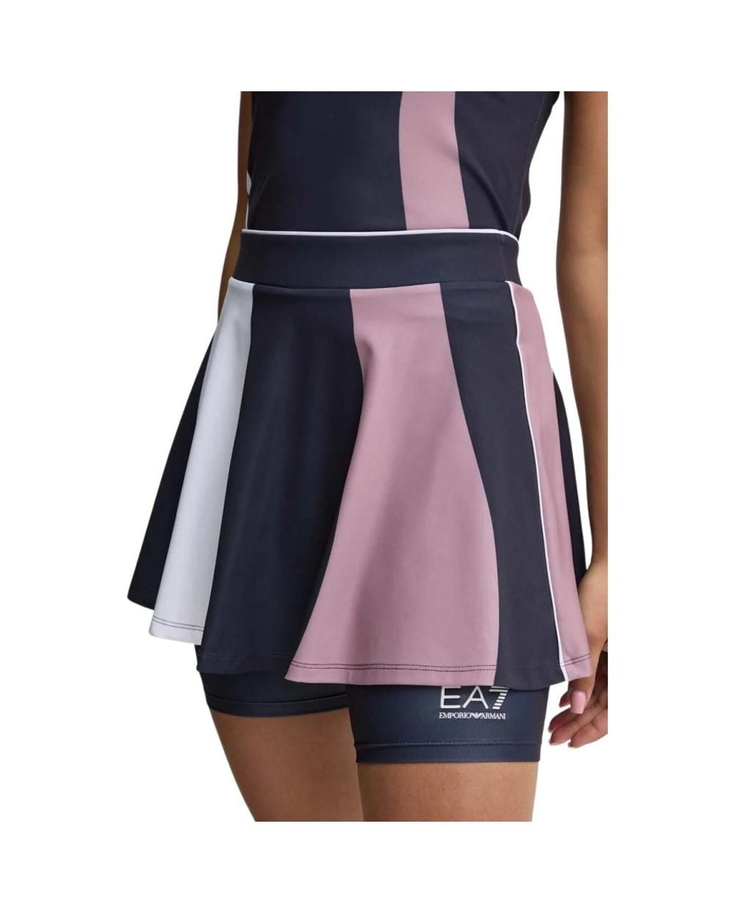 Short Skirts EA7 en coloris Blue