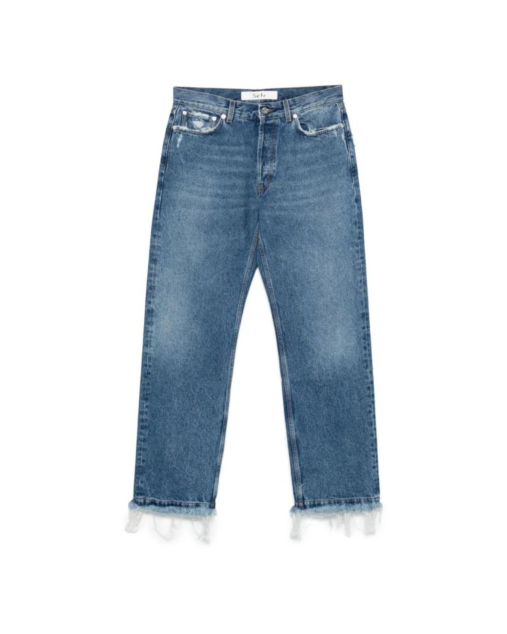 Séfr Blue Straight Jeans for men
