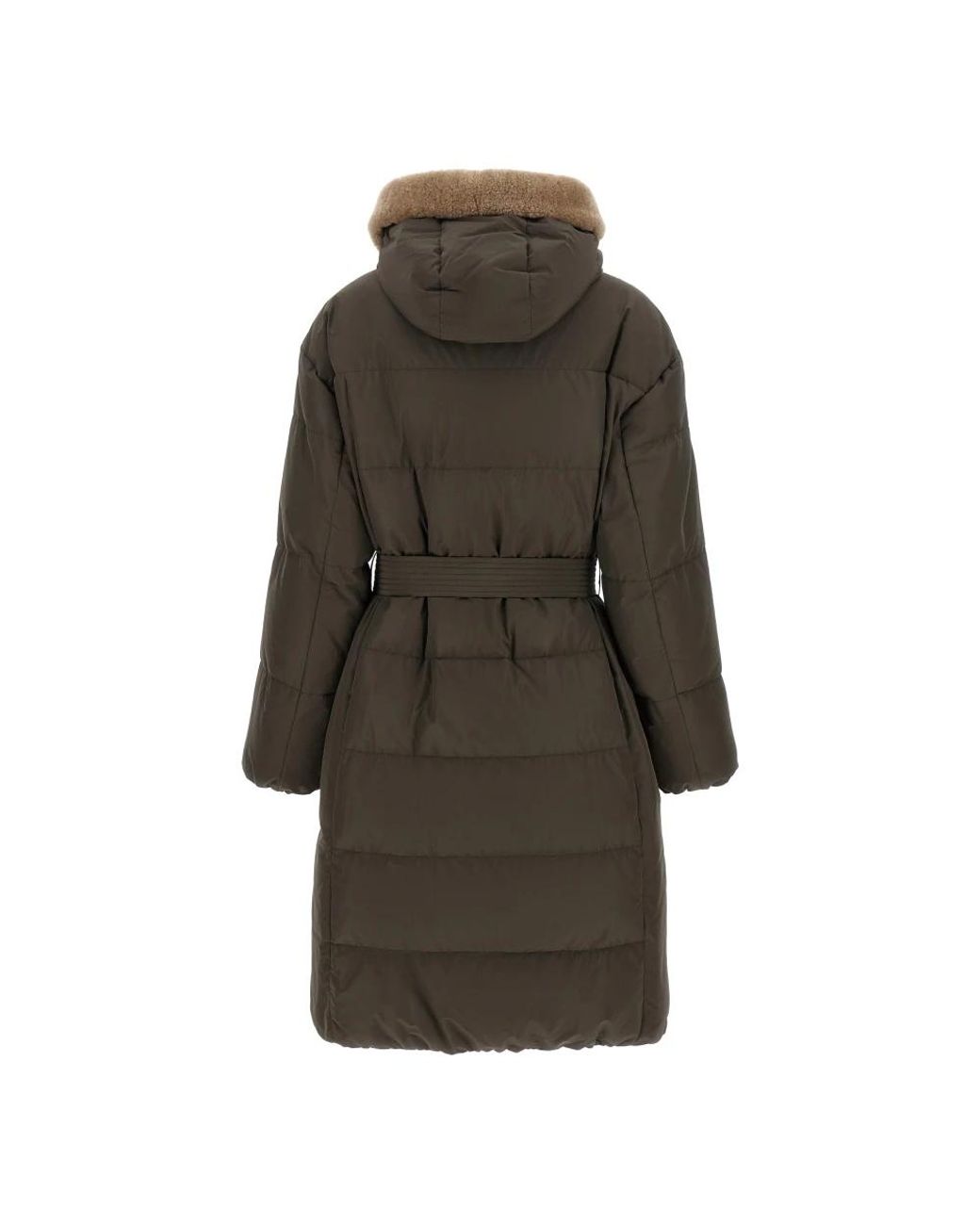 Brunello Cucinelli Green Down Coats