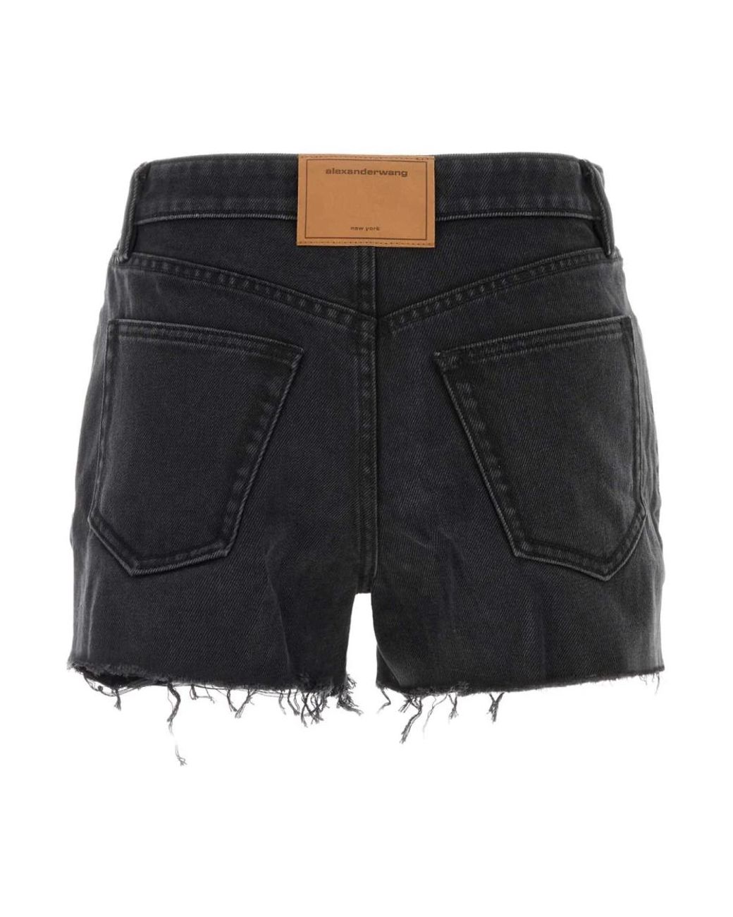 Alexander Wang Black Denim Shorts