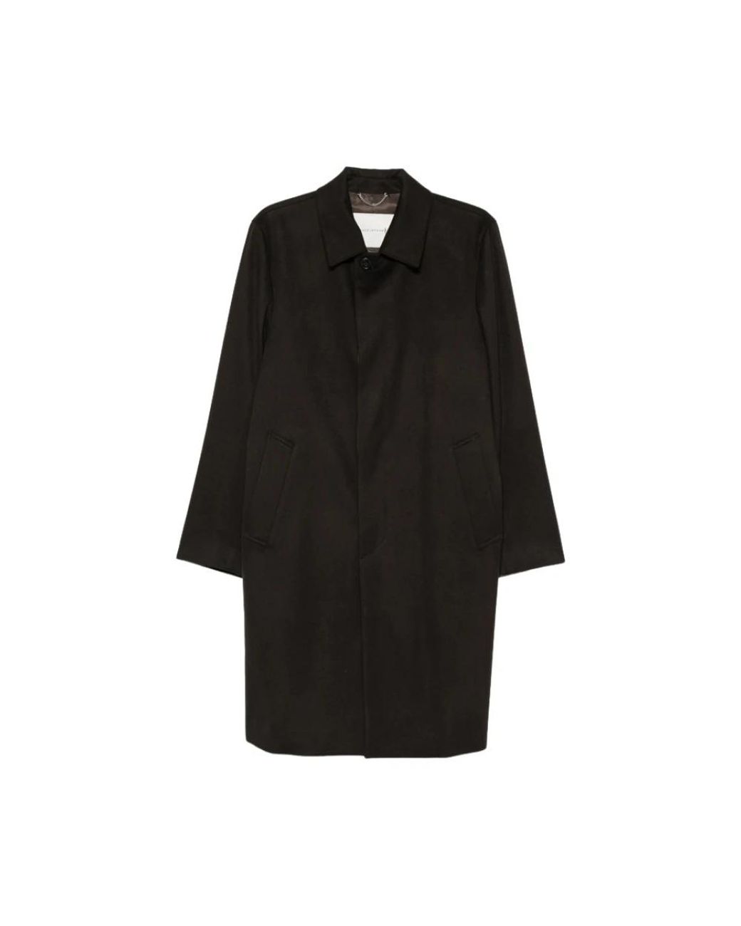 Mackintosh Black Single-Breasted Coats for men