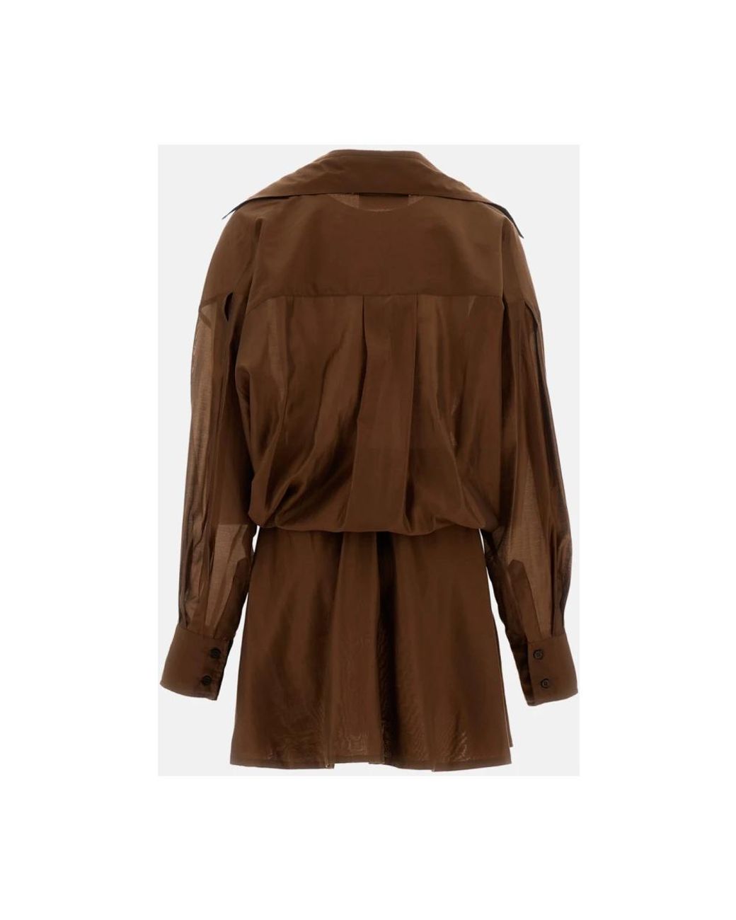 Thelatest Brown Shirt Dresses
