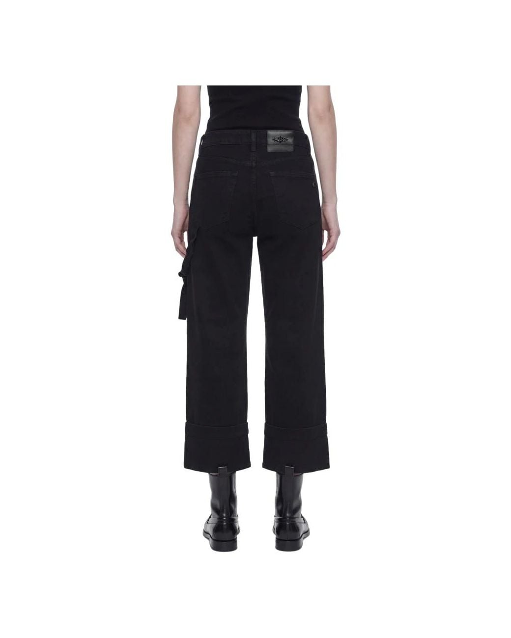 Simone Rocha Blue Cropped Jeans