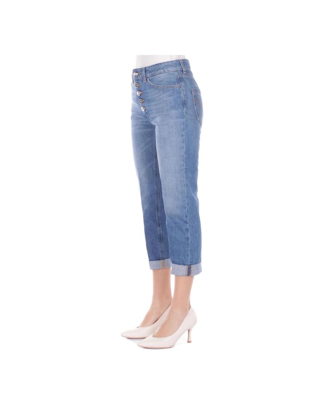Dondup Blue Cropped Jeans