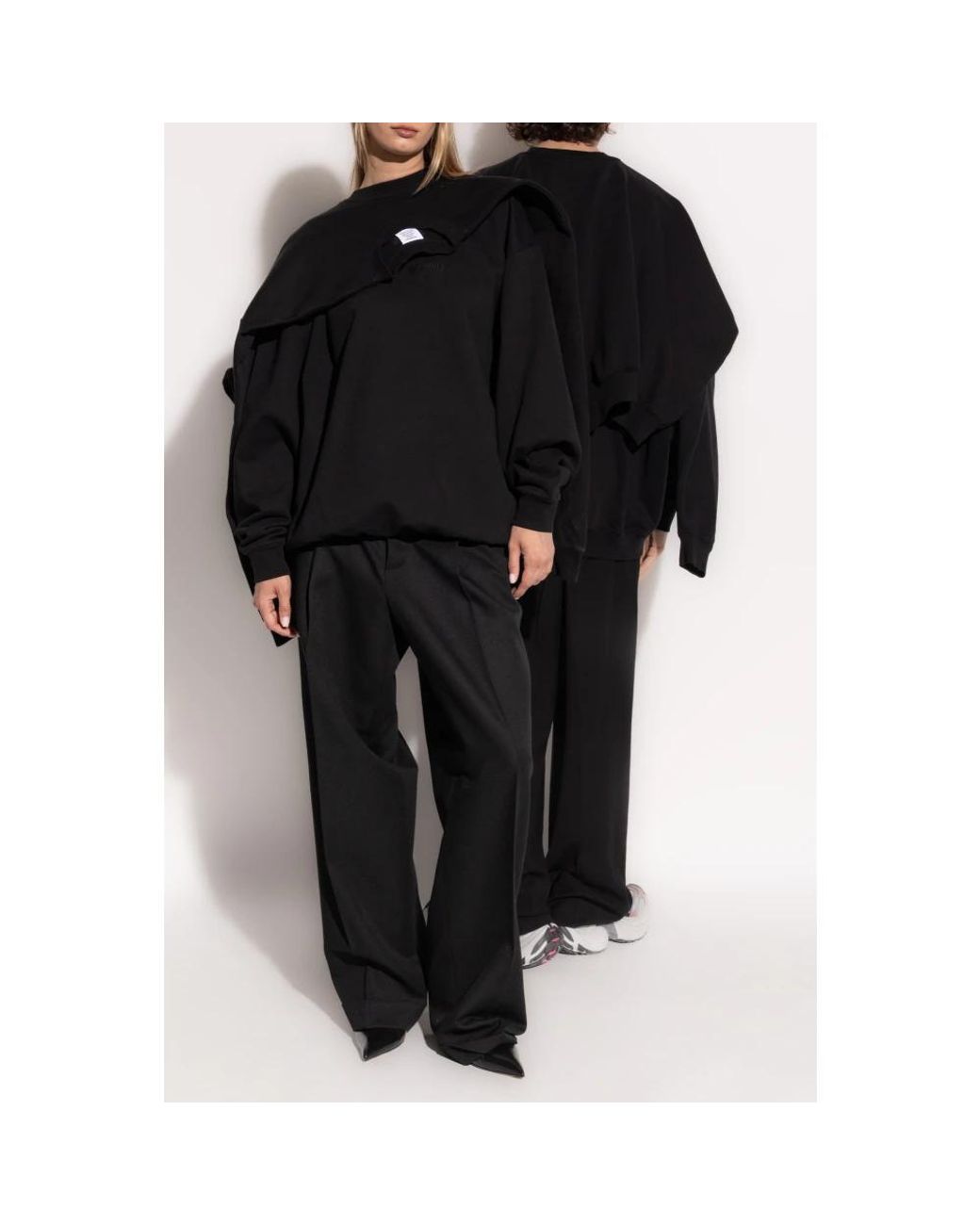 Vetements Black Sweatshirts