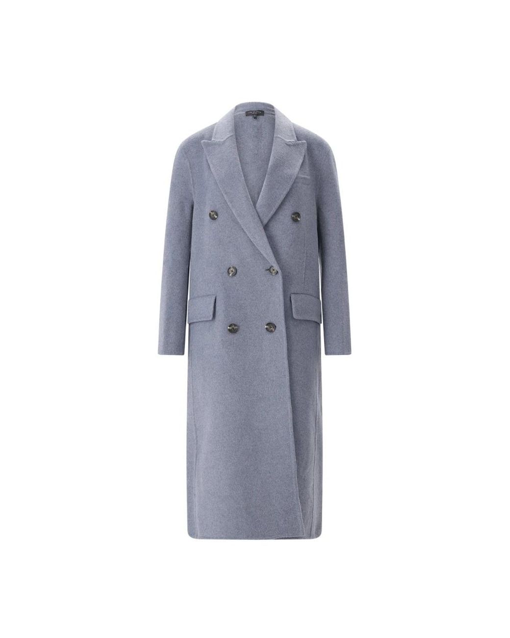 Rag & Bone Double-Breasted Coat in het Blue