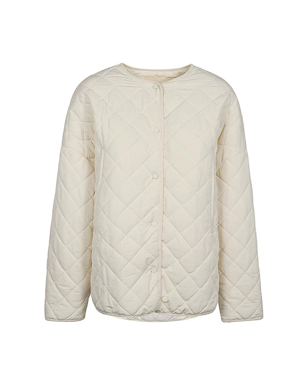 Sandbeige White Winter Jackets