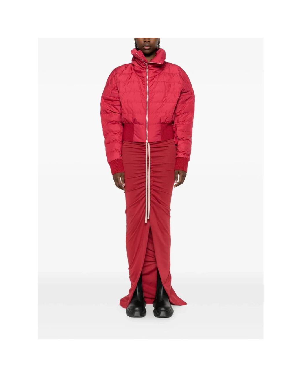 Moncler Red Maxi Skirts