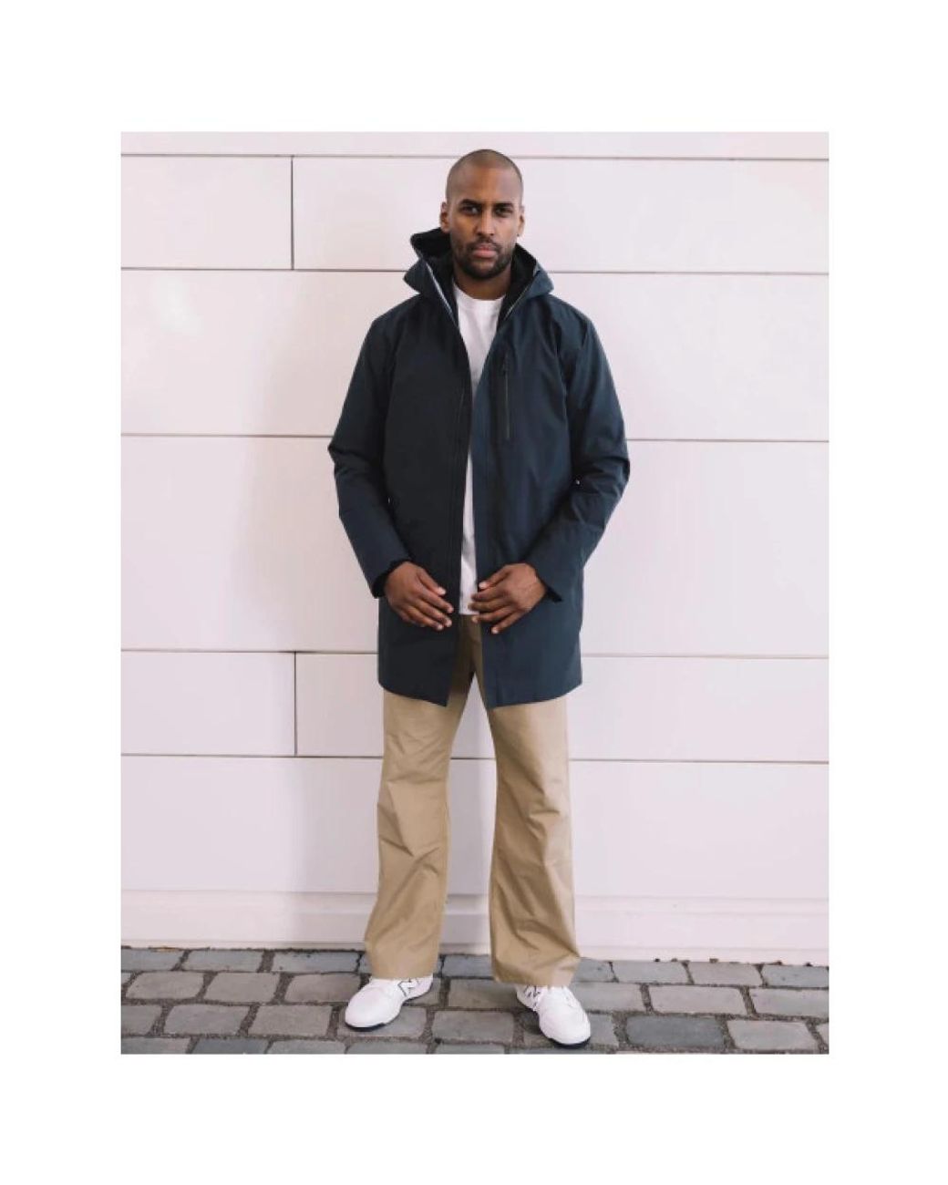 Scandinavian Edition Blue Parkas for men