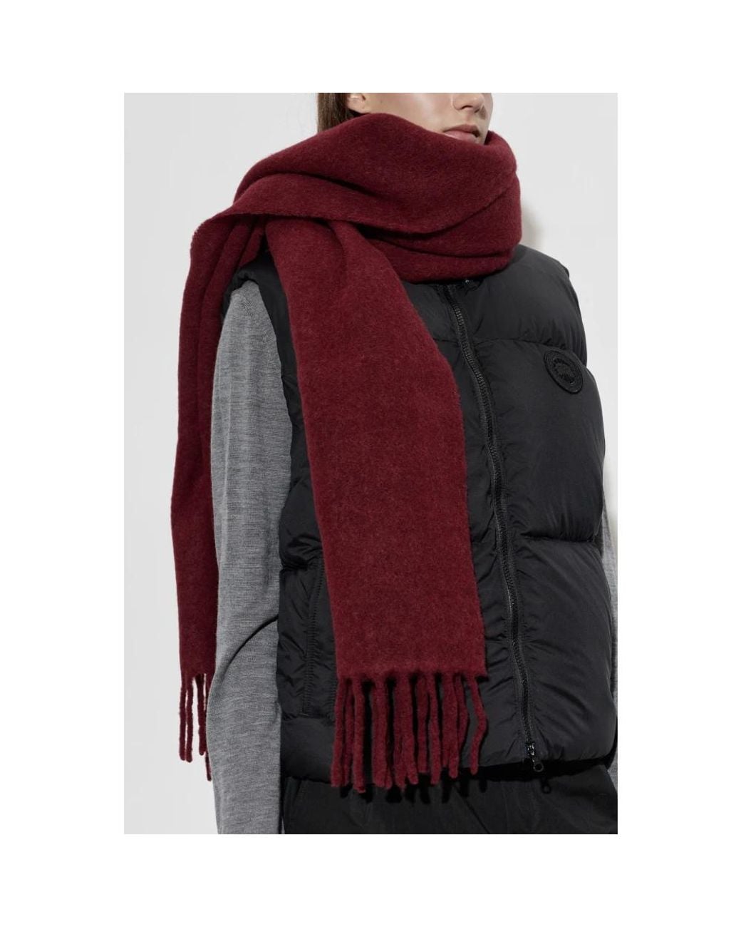 Canada Goose Red Winter Scarves