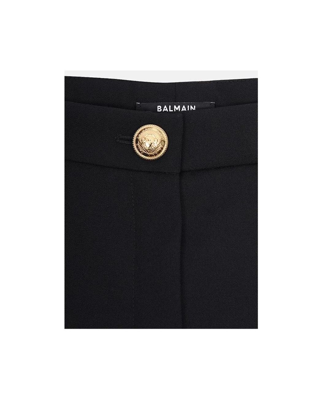 Balmain Black Casual Shorts for men