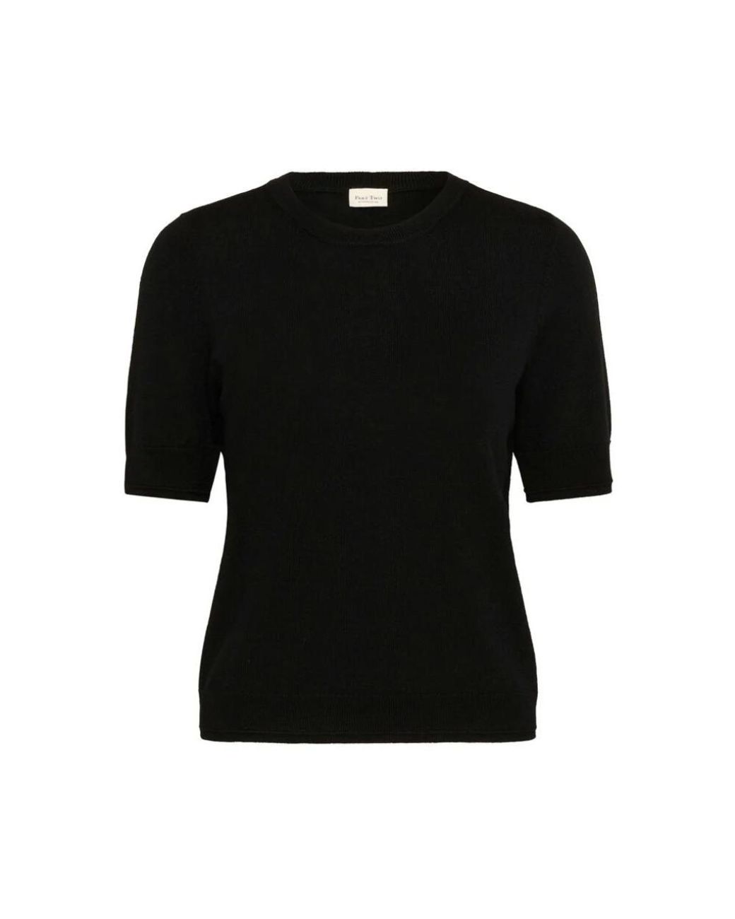 Part Two Black Wollstrickpullover
