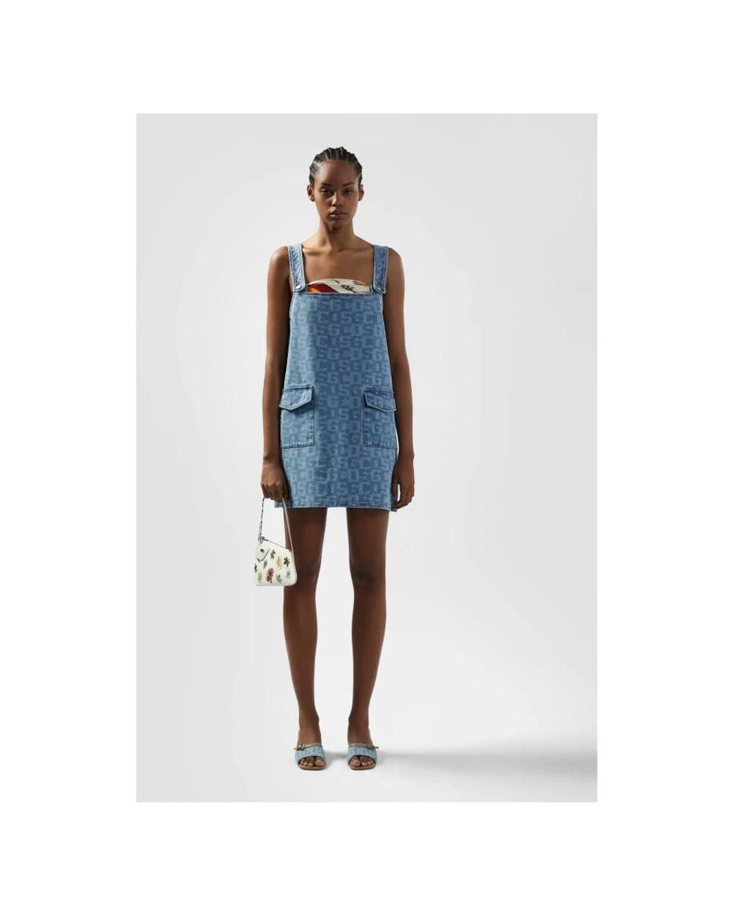 Gcds Blue Short Dresses