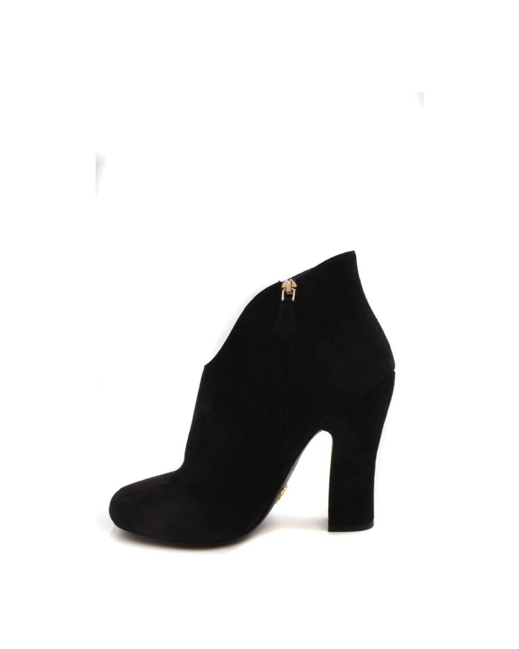 Prada Black Heeled Boots