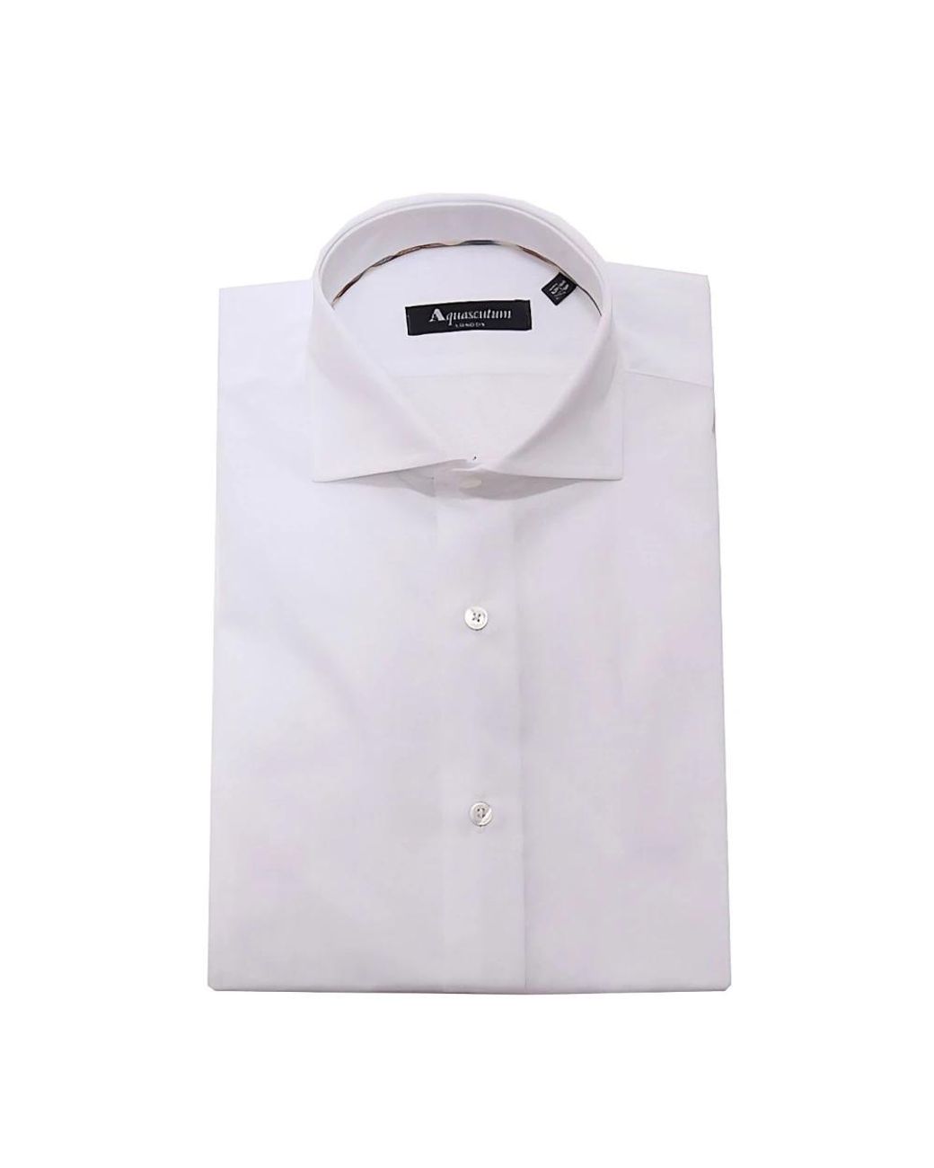 Aquascutum White Formal Shirts for men