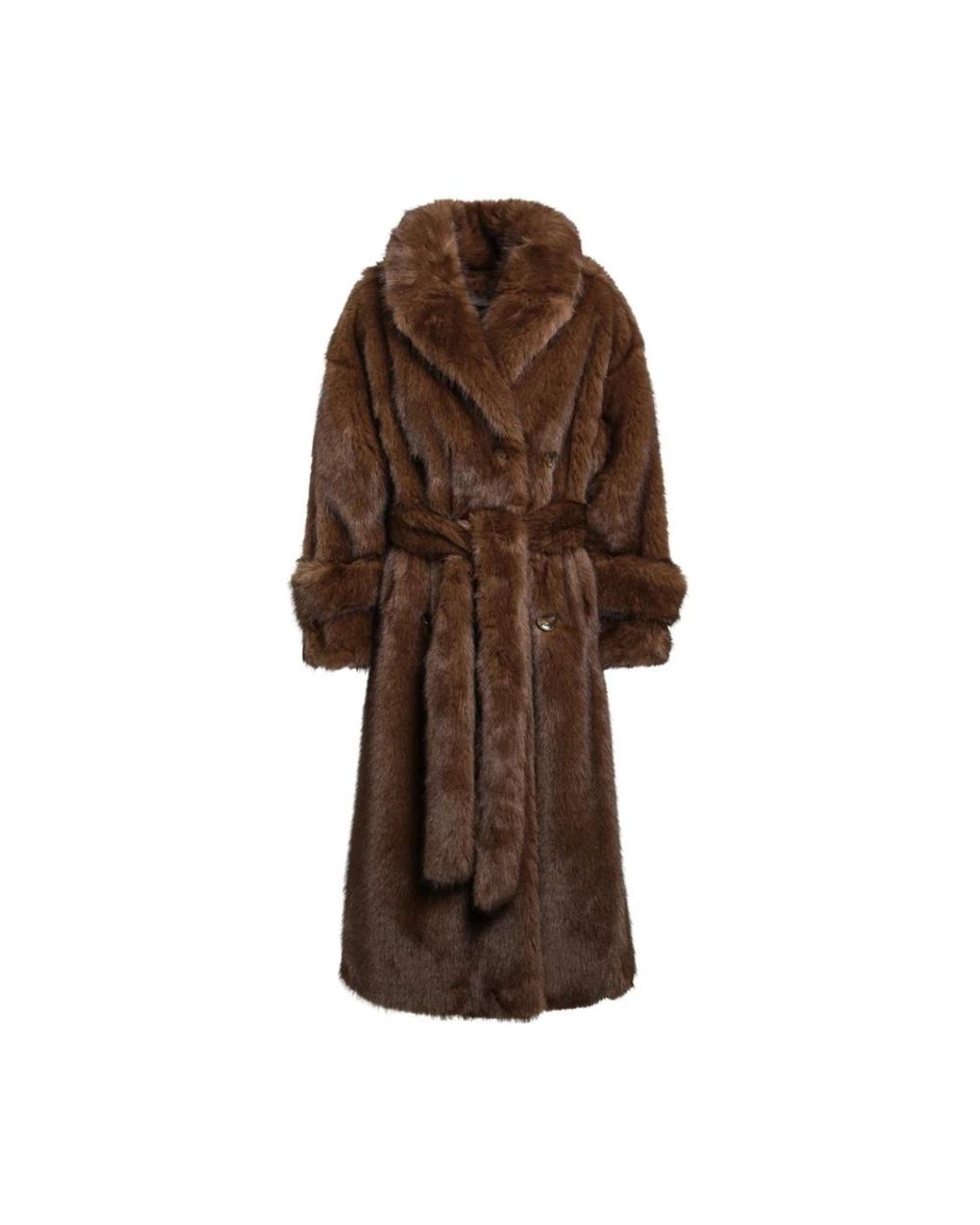 BB COUTURE Brown Belted Coats