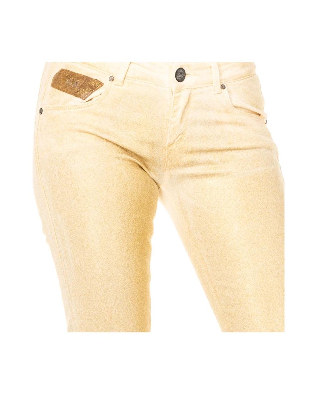 La Martina Yellow Skinny Fit Jeans