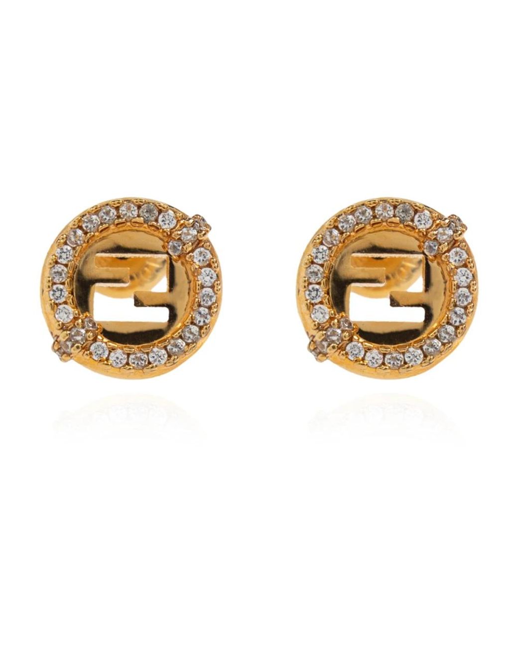 Fendi Metallic Earrings