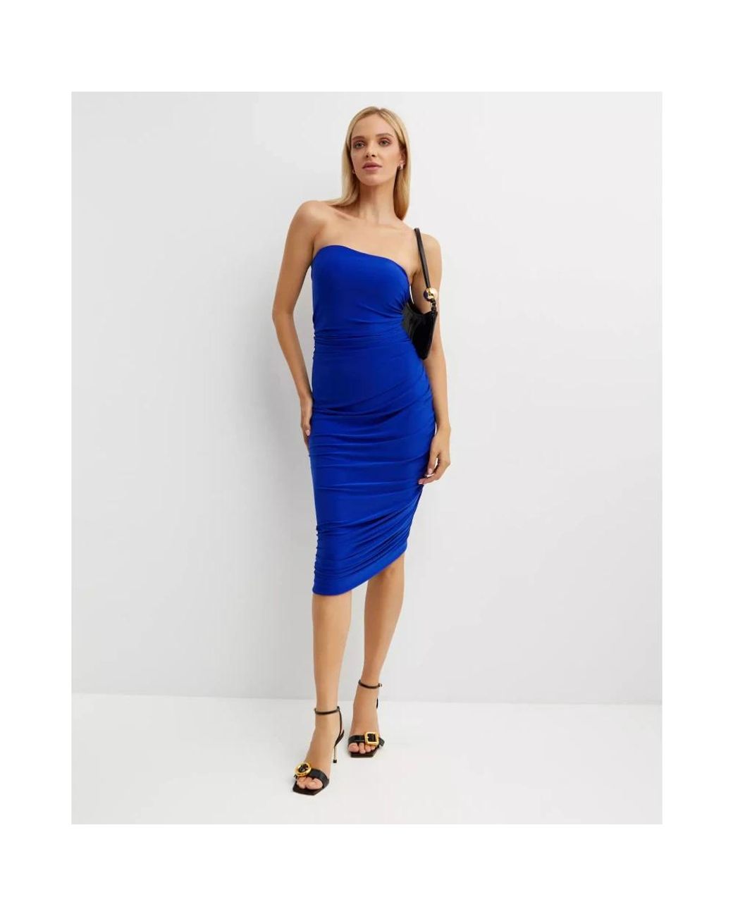 Norma Kamali Blue Party Dresses