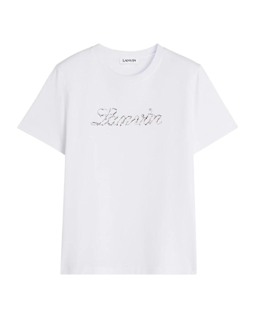 Lanvin White T-Shirts