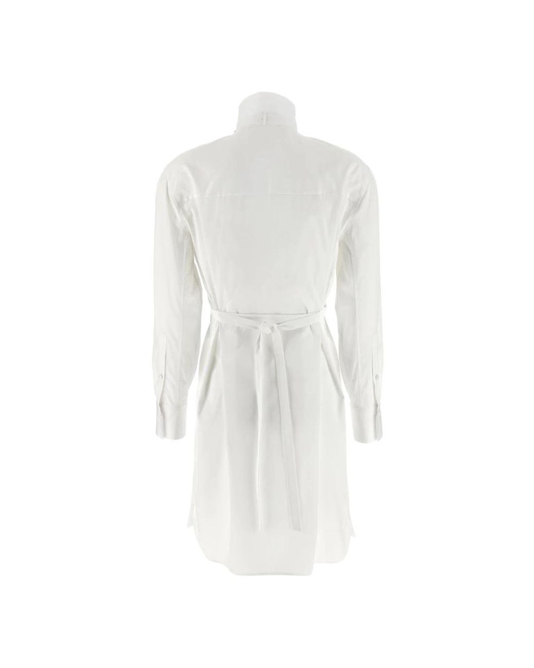 Alexander McQueen Tuxedo Chemisier Jurk in het White