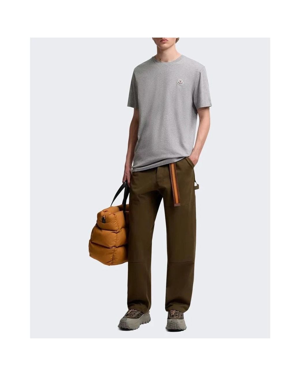 Moncler Gray T-Shirts for men