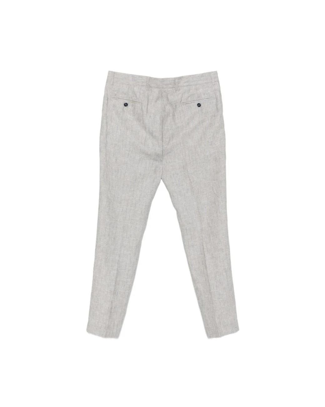 Daniele Alessandrini Gray Suit Trousers for men