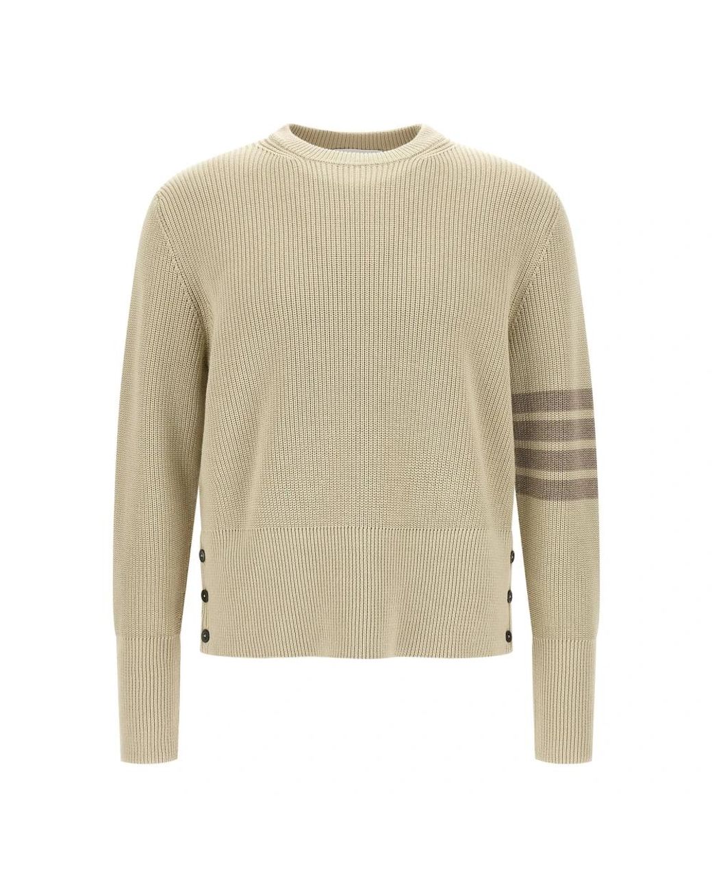 Thom Browne Natural Round-Neck Knitwear for men