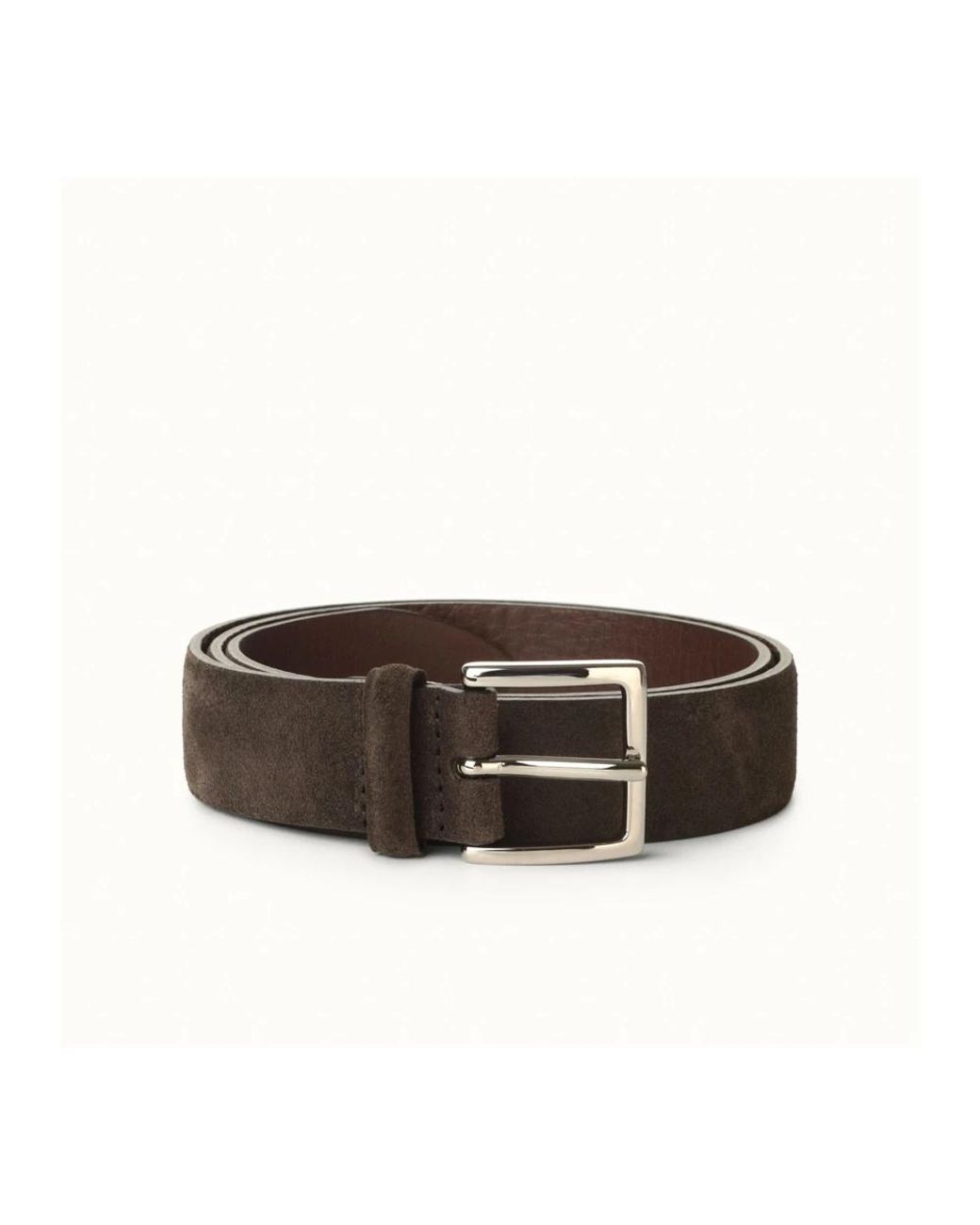 Orciani Accessoires ,Bruin ,Suède Suède Leren Riem in het Brown voor heren
