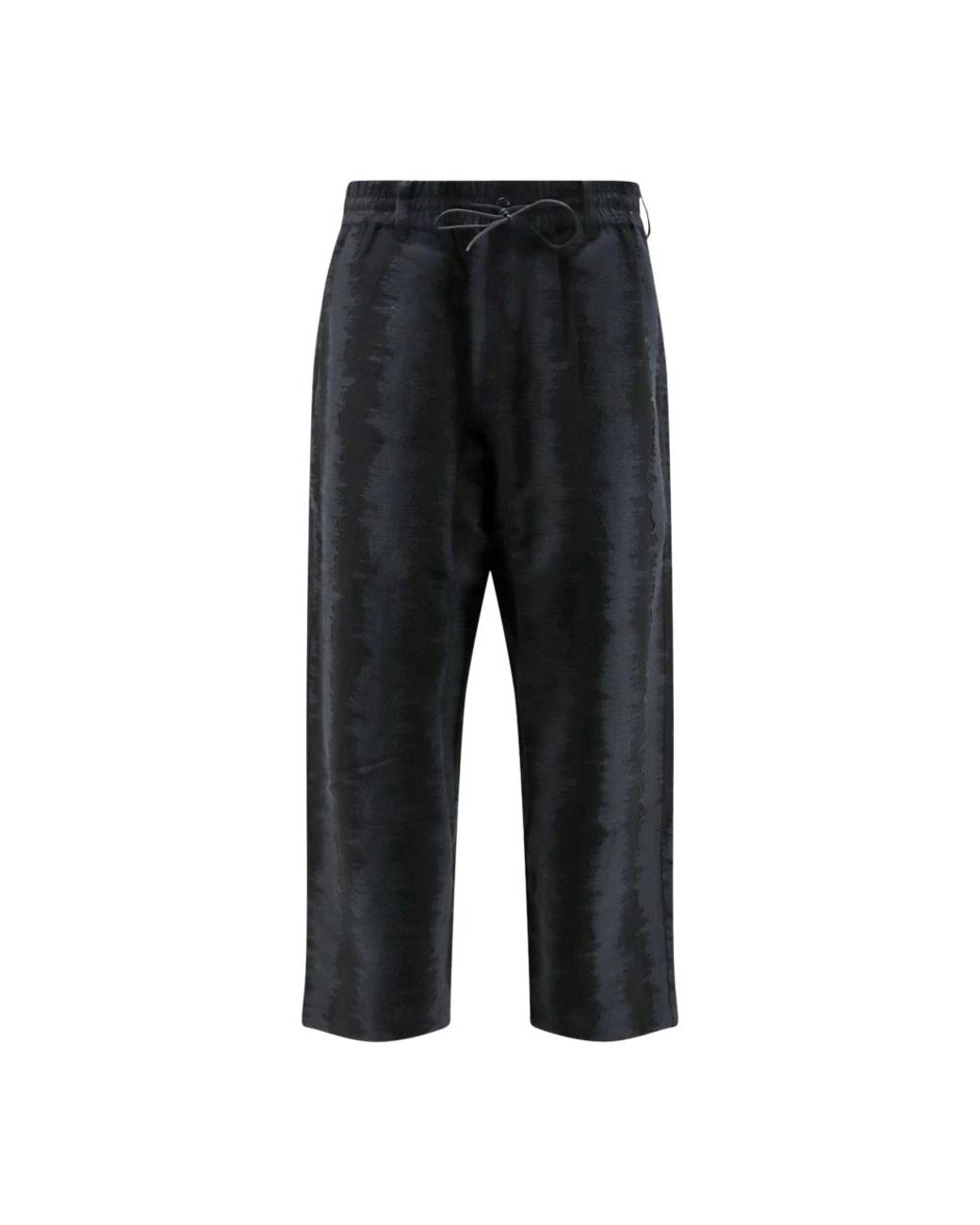 Y-3 Black Wide Trousers for men