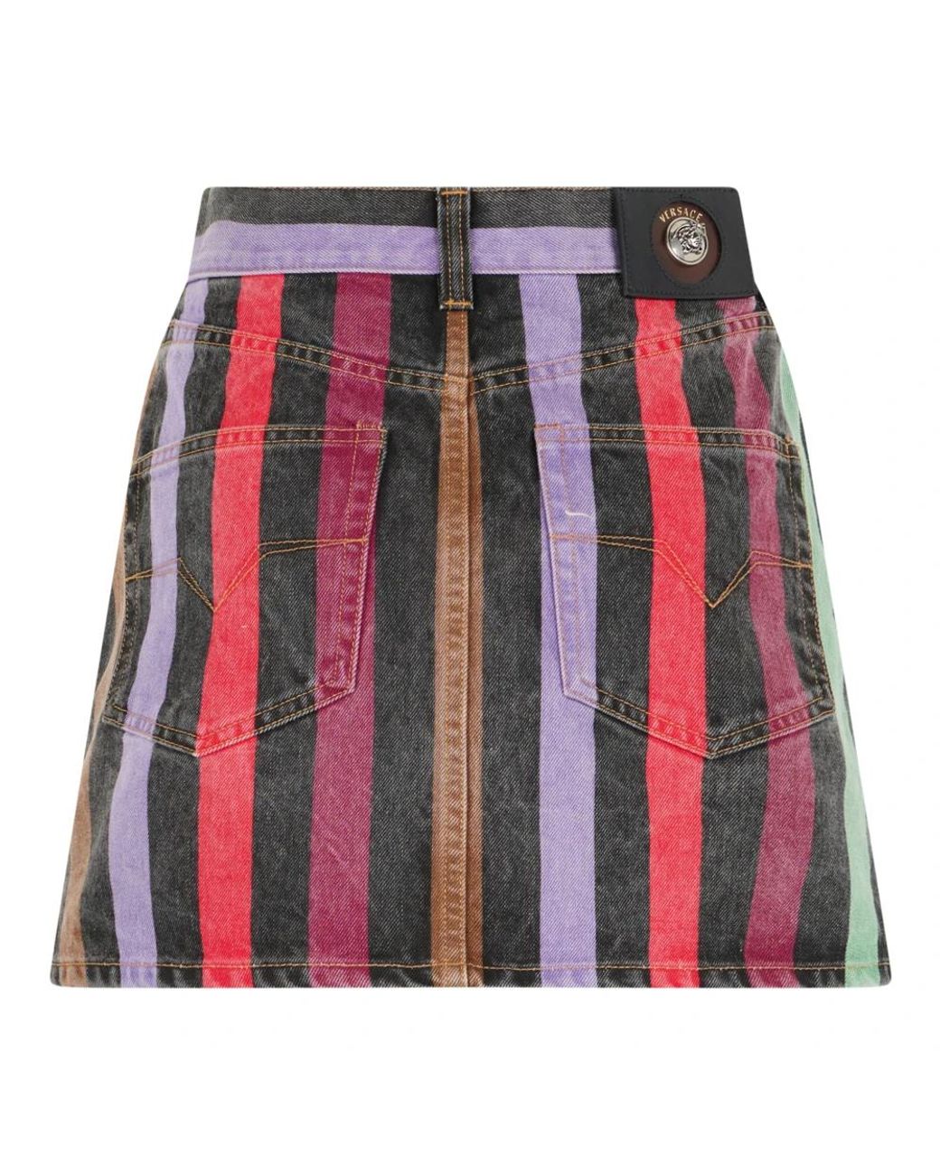 Versace Red Short Skirts