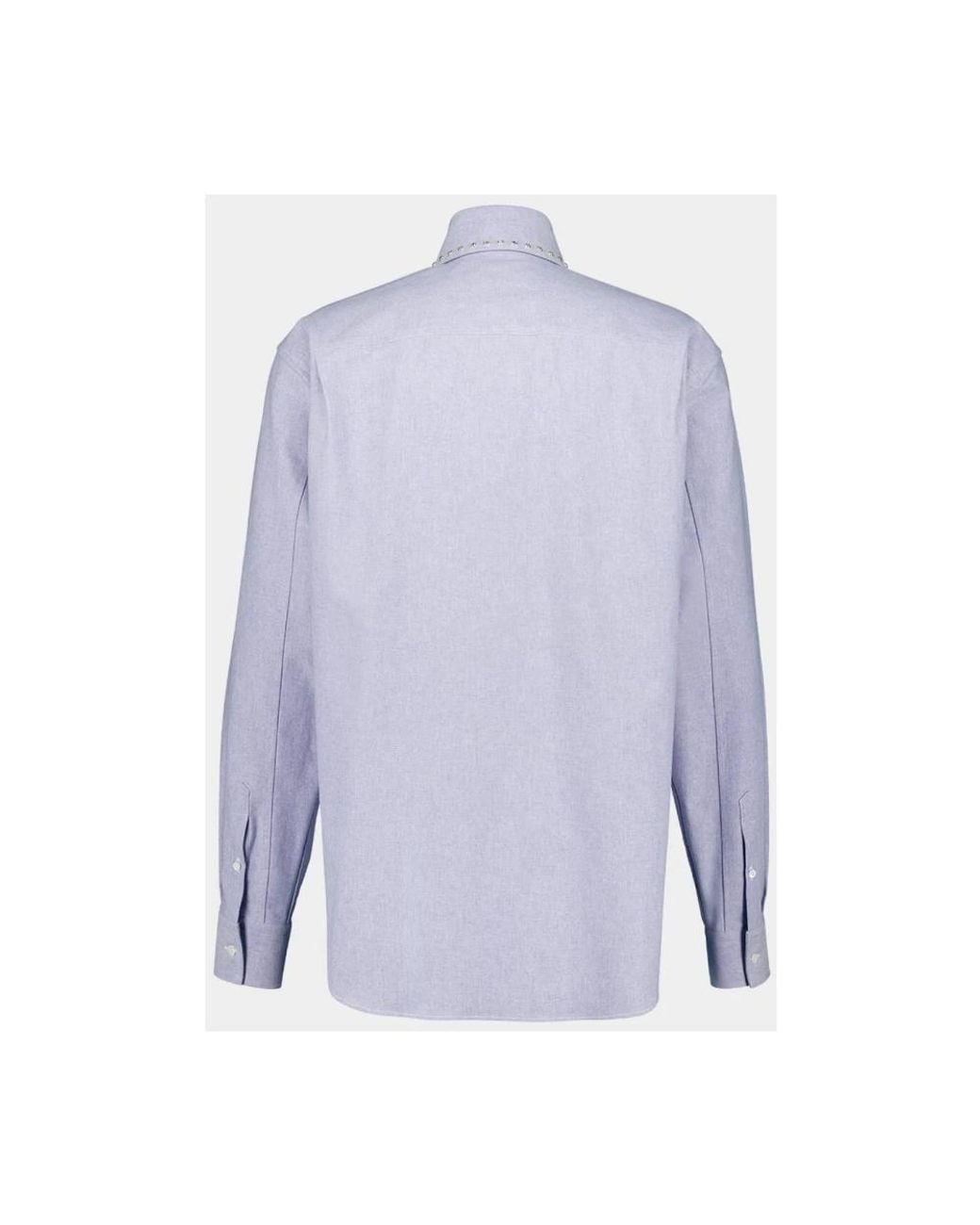 McQueen Blue Casual Shirts for men