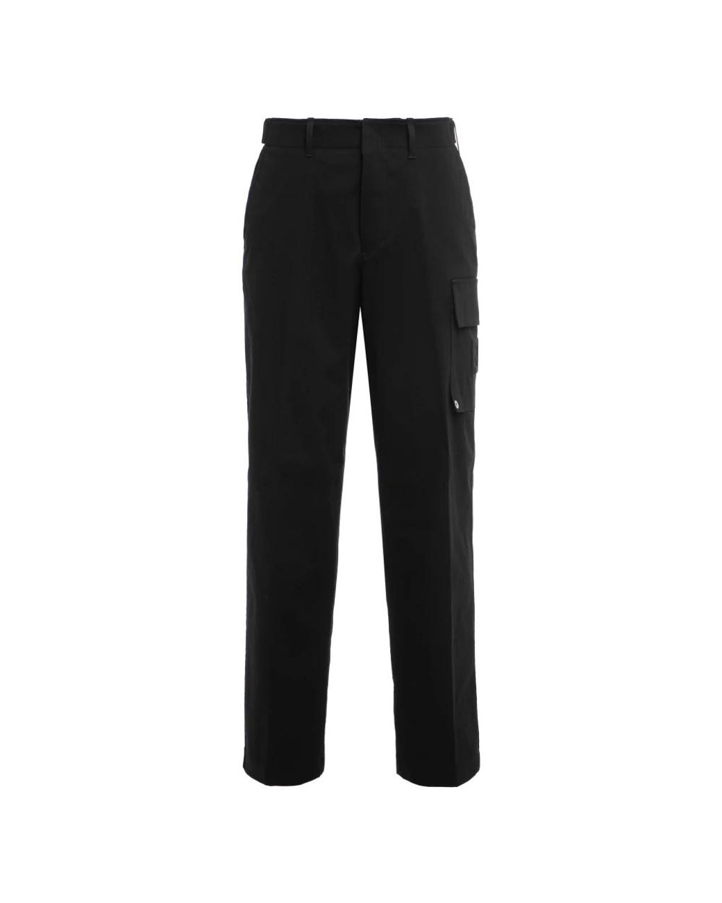 Fendi Black Straight Trousers for men