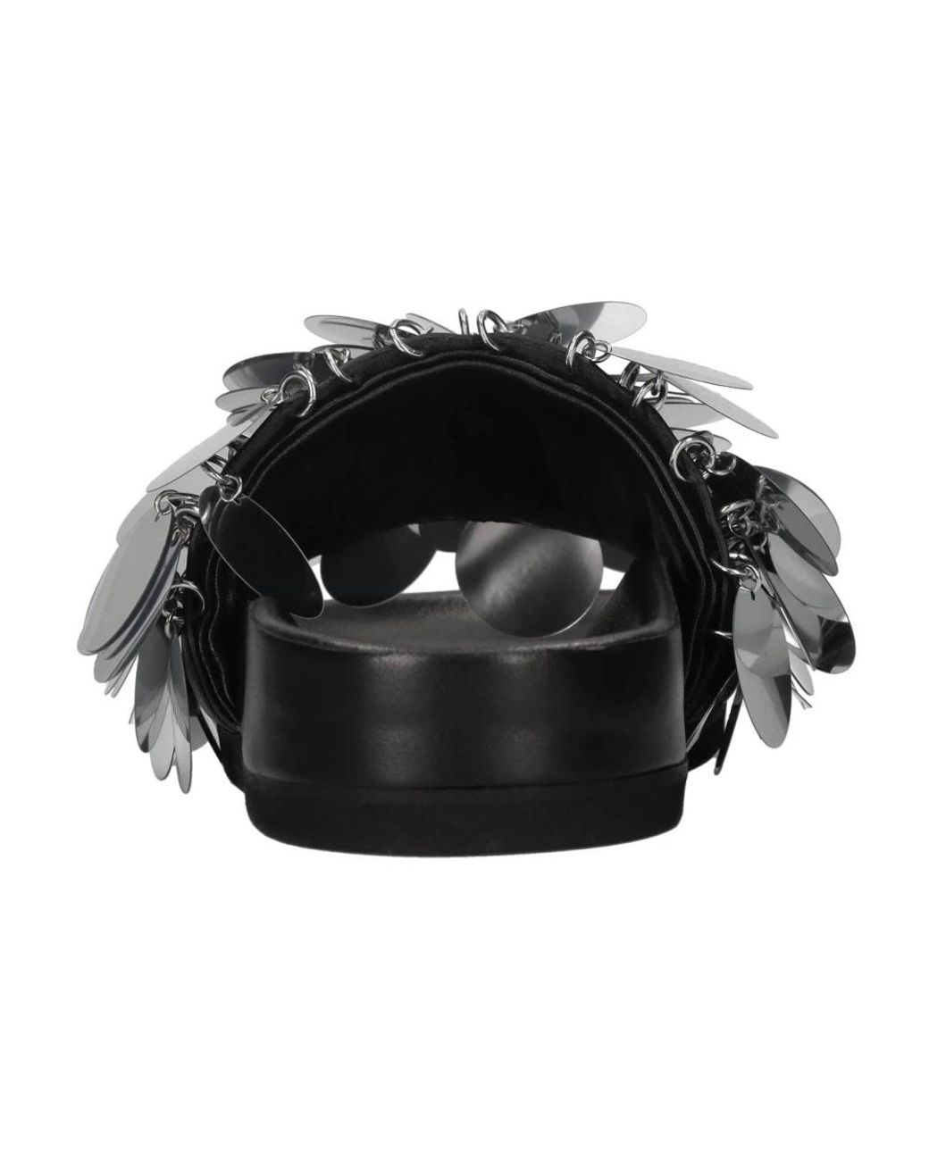 Rabanne Black Sliders