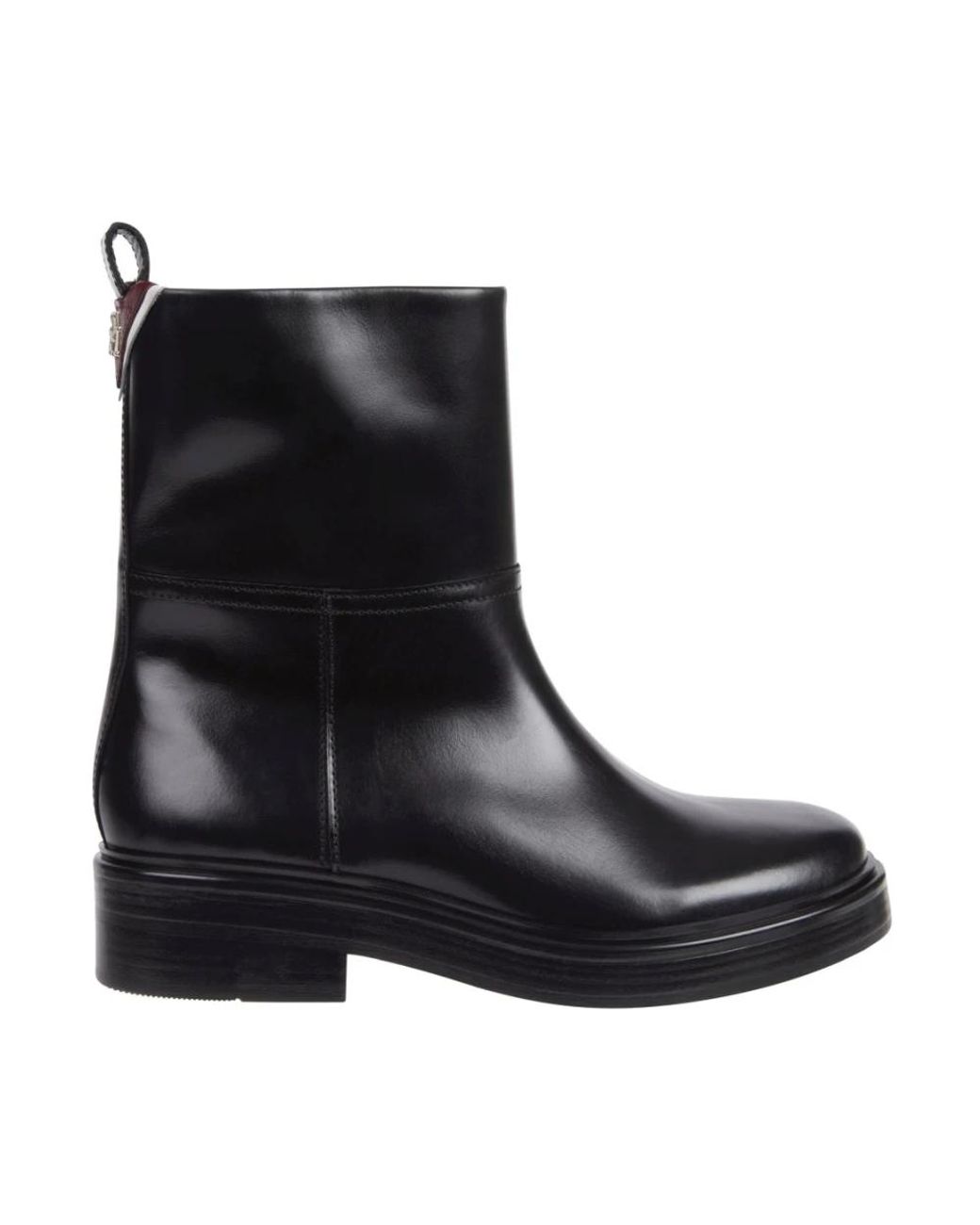 Tommy Hilfiger Black Ankle Boots