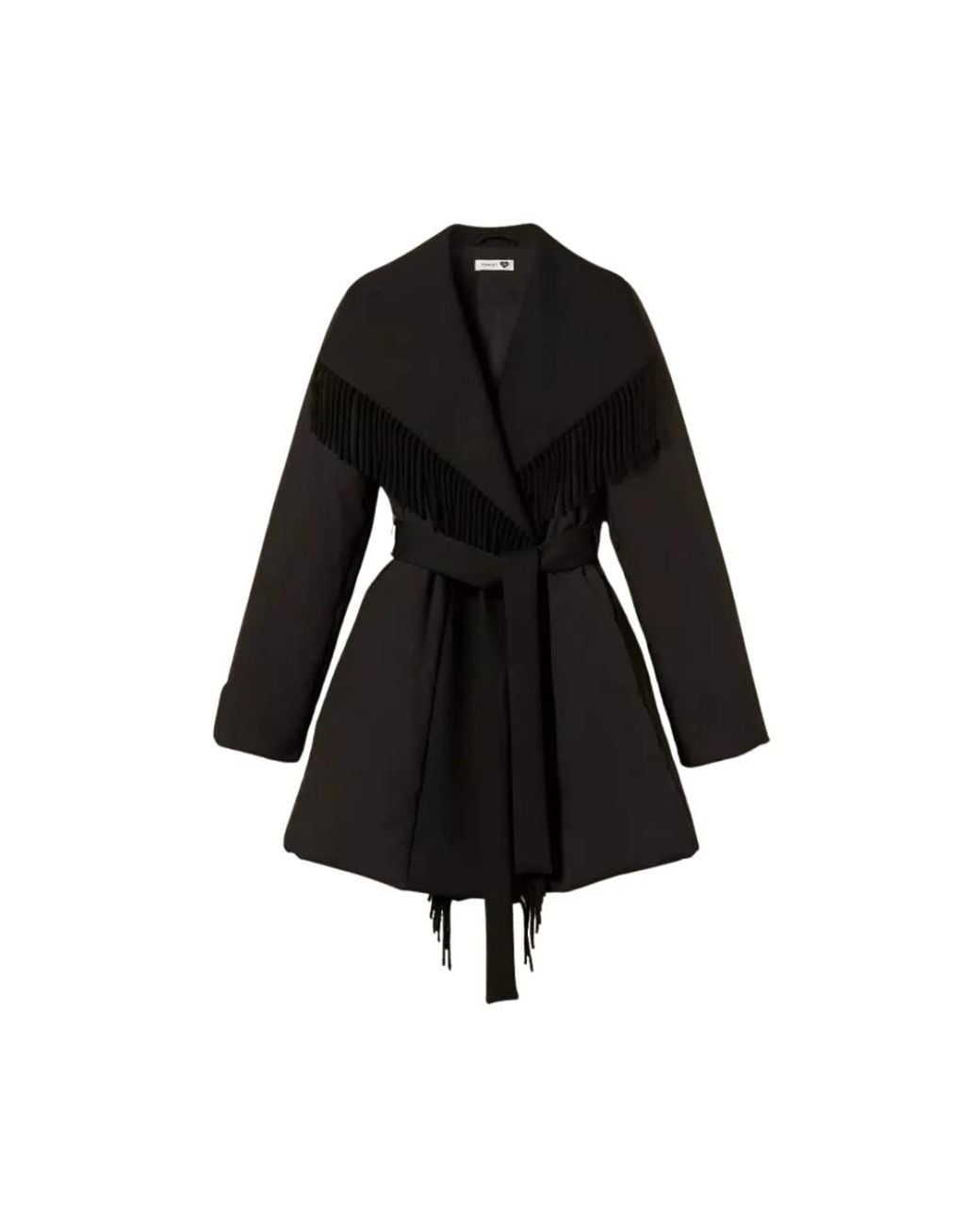 Twinset Black Belted Coats