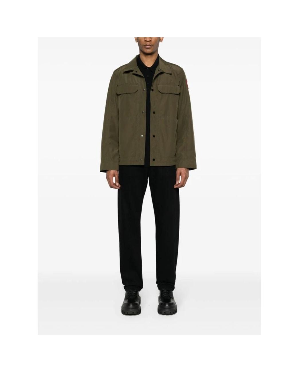Canada Goose Black Polo Shirts for men