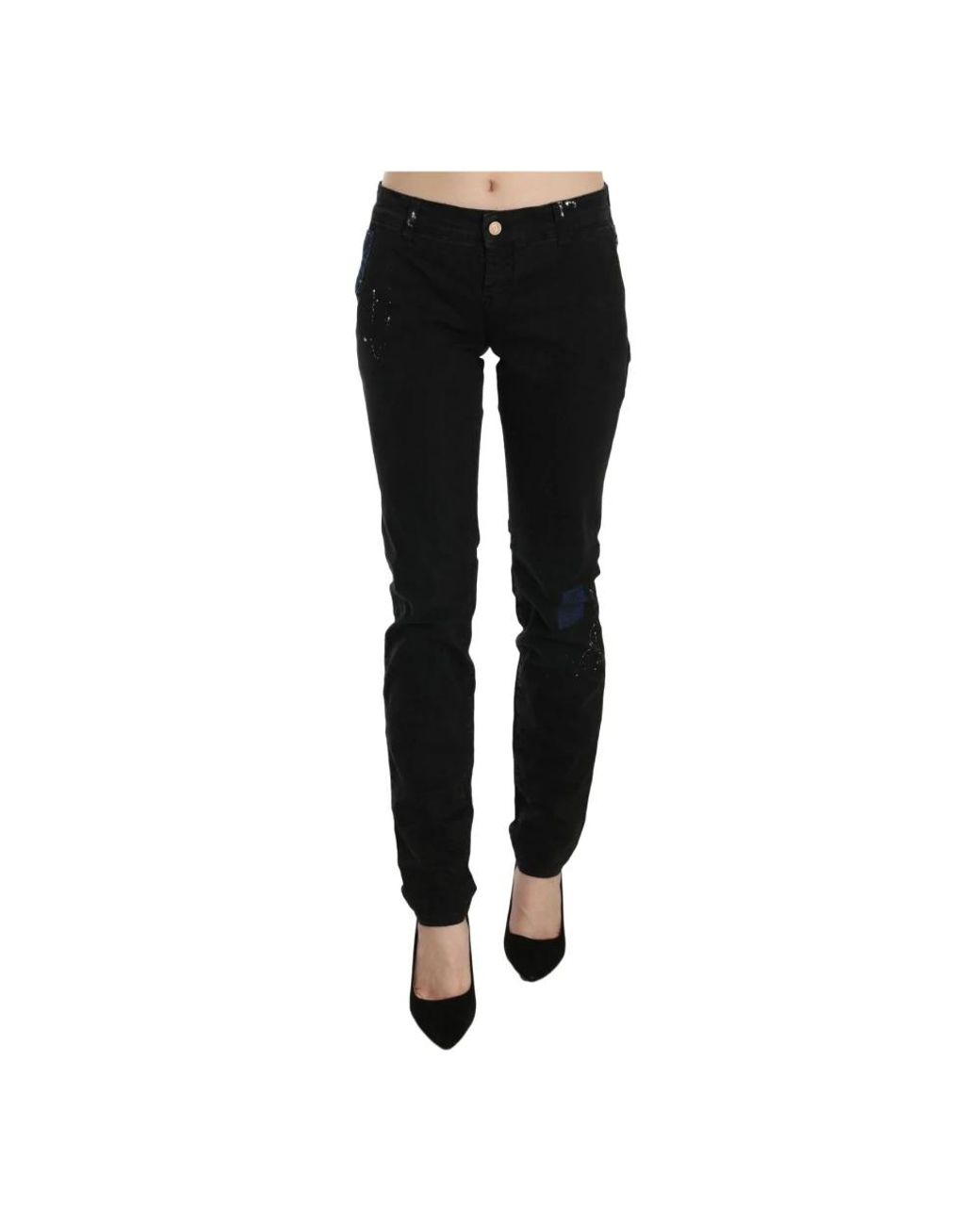 John Galliano Black Slim-Fit Jeans