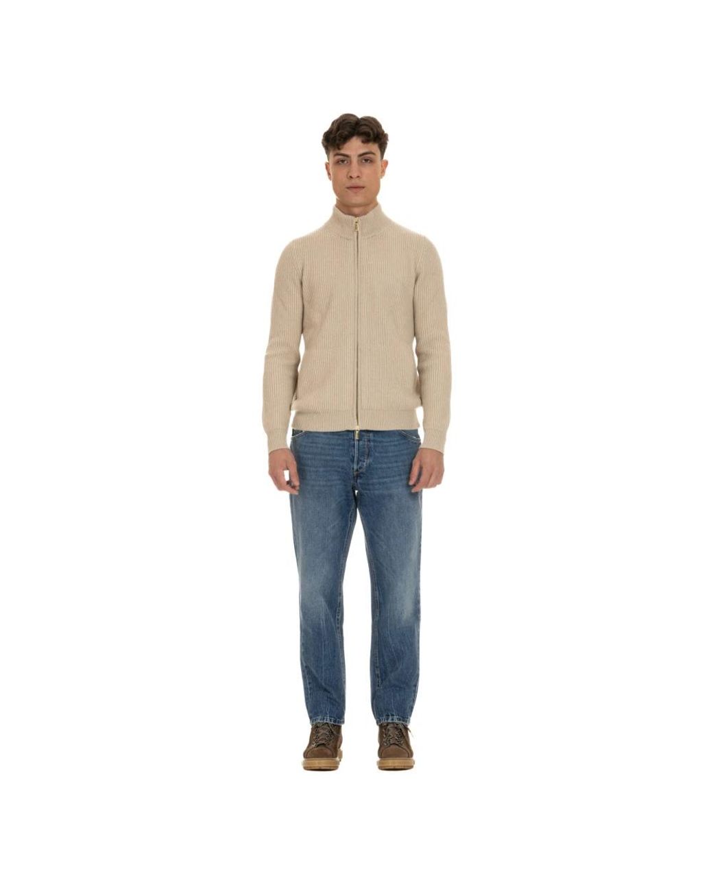 Moorer Natural Cashmere Knitwear for men