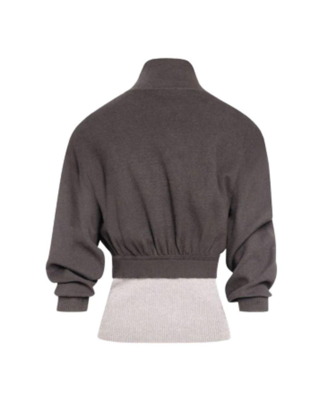 Fracomina Gray Turtlenecks